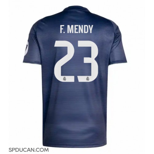 Muški Nogometni Dres Real Madrid Ferland Mendy #23 Gostujuci 2025-26 Kratak Rukav
